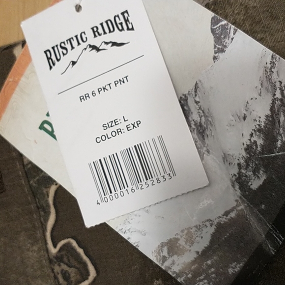 Rustic Ridge Real Tree Excape Hunting Pants Camoflauge 6 Pocket Large - Picture 7 of 14